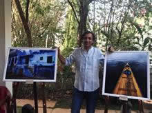Some pictures from the show were put out in the open space at Indiaart Gallery and this worked out very well