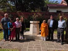 Visit to memorial at Agakhan Palace, Pune where ashes of Mahatma Gandhi have been kept