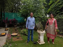 Shreeniwas and Meenal Shirsat at Indiaart Gallery