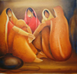 Colours of Life - Exhibition of Recent Paintings by Nitin Nangare