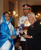 Carmel Berkson receiving Padma Shri Award from President Smt. Pratibha Patil