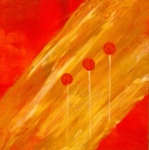 Abstract painting by Sujata Gupte