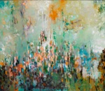 Emerald, paintings by Preetima Pande