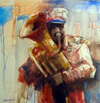 Bandwala, Painting by Dinkar Jadhav