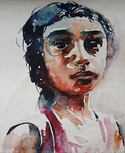 painting by Vibhuti Tharali