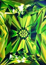 Emerald, Painting by Rupa Prakash