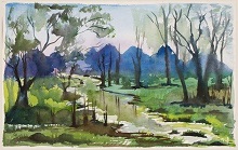 Nature, Painting by Seema Subhedar