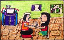 painting by Maya Dandge