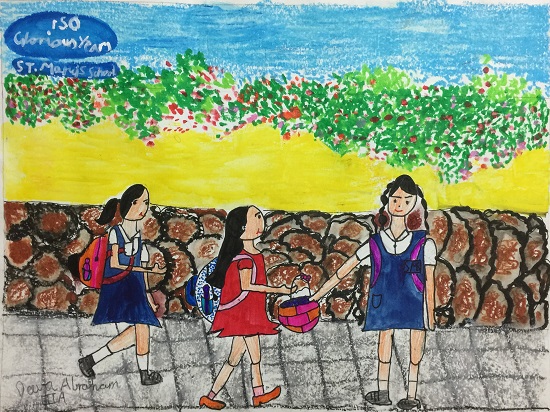 painting by Deeva Abraham (9 years)
