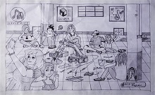 painting by Vattam Rajesh