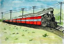 painting by Arshad Atique Sarang