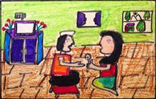 painting by Maya Dandge