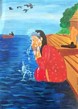 painting by Aayushi Bhagwat Ramdham