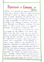 essay by  Devika Nair, Vivekananda Kendra Vidyalaya, Itanagar, Arunachal Pradesh