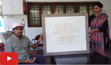 Uday Raghuwanshi on his 3D printed sculptural painting