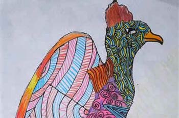 Neil Gaur talks about his painting of Phoenix