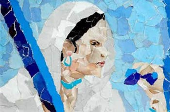 Tushar Sakpal talks about his collage painting of Meera Bai