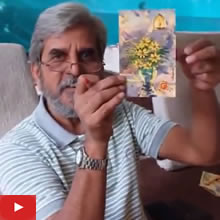 पोस्टकार्ड पेंटींग - चित्रकार  मिलिंद फडके ह्यांचे चित्रकला प्रात्यक्षिक - भाग ६