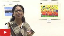 डॉ. रजनी मुल्लरपट्टन खुला आसमान विषयी बोलताना