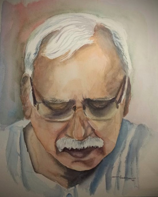 Customised Portrait, painting by Varsha Shukla