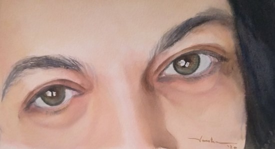 Eyes, painting by Varsha Shukla
