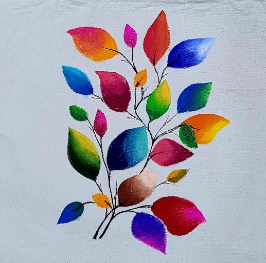 Blossom, painting by Varsha Shukla