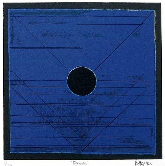 Bindu II, painting by S H Raza