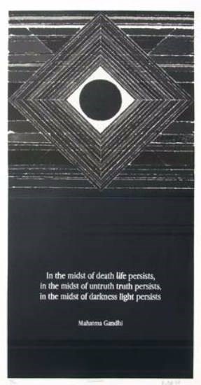 Immanence, painting by S H Raza