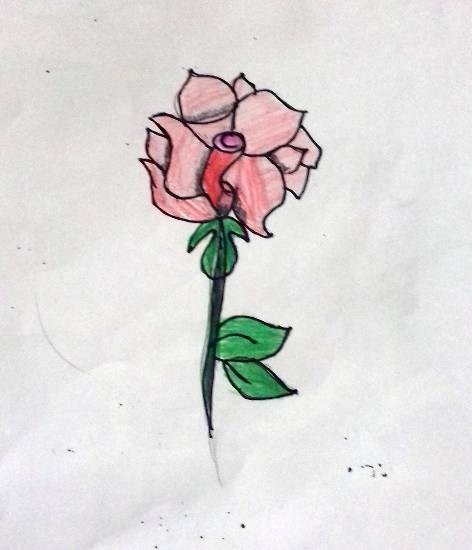 Rose, painting by Arya Sandip Londhe
