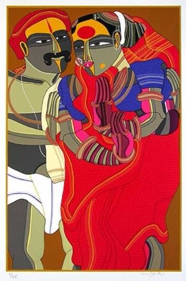Untitled I, painting by Thota Vaikuntam