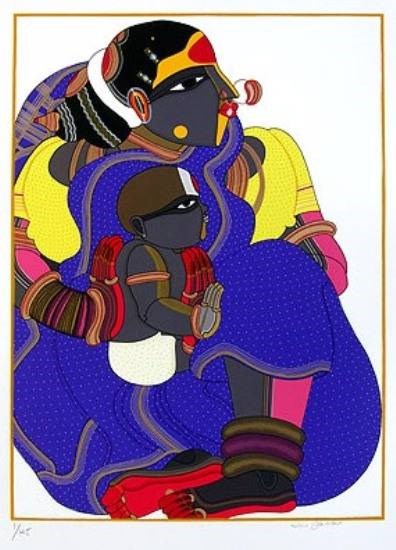 Untitled IX, painting by Thota Vaikuntam
