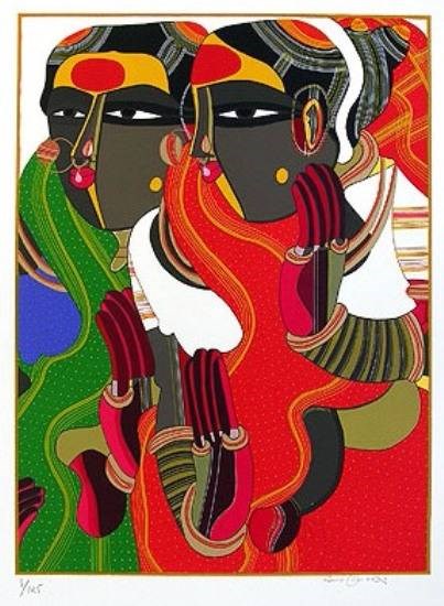 Untitled VII, painting by Thota Vaikuntam