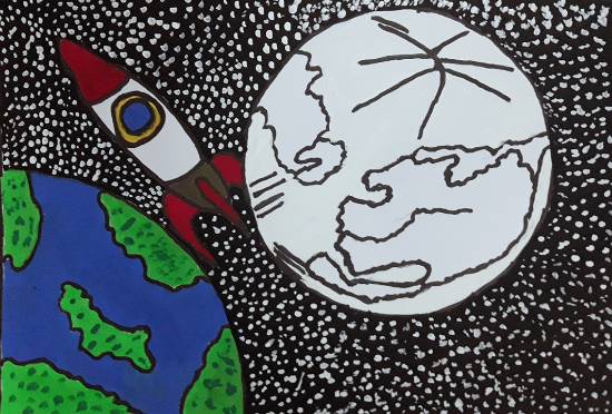 Painting  by Avishi Srivastava - Outer Space