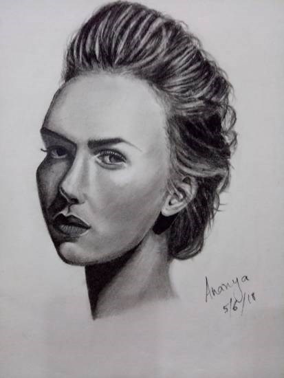 Portrait, painting by Ananya Bansal