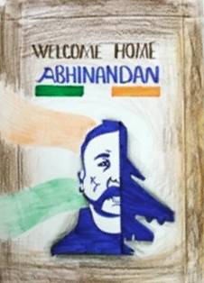 IAF Wing Commander Mr. Abhinandan Varthaman | DesiPainters.com