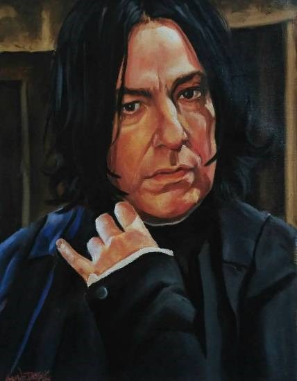 Severus Snape (Harry Potter series), painting by Shwetabh Suman