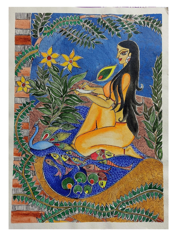 The Matreyi, Painting by  Artist Nehal Shah