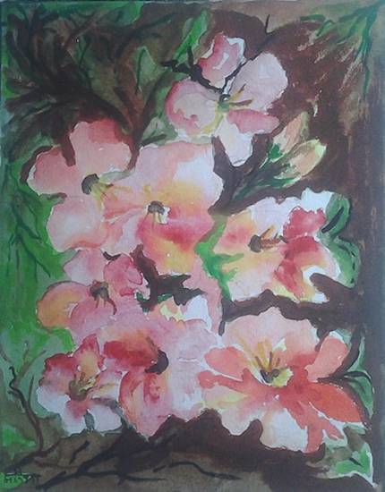 painting by Pratibha Kelkar - Flowers and Nature - 32