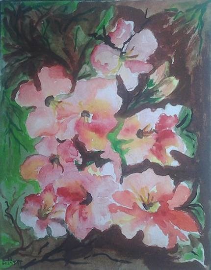 Flowers and Nature - 32, painting by Pratibha Kelkar