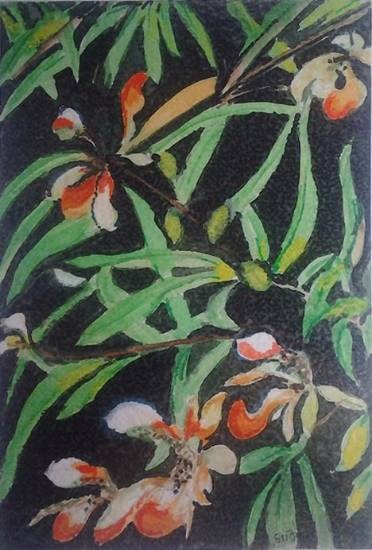 Flowers and Nature - 27, painting by Pratibha Kelkar