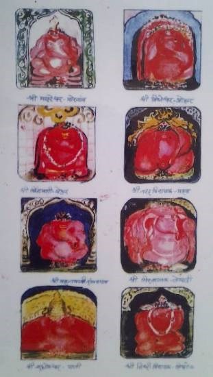 Murals - Ganesha - 2, painting by Pratibha Kelkar