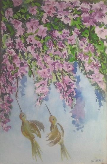 Flowers and Nature - 21, painting by Pratibha Kelkar