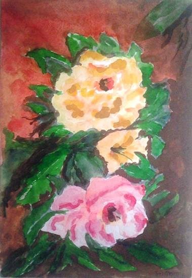 Flowers and Nature - 12, painting by Pratibha Kelkar