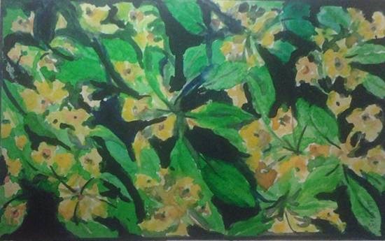 Flowers and Nature - 9, painting by Pratibha Kelkar