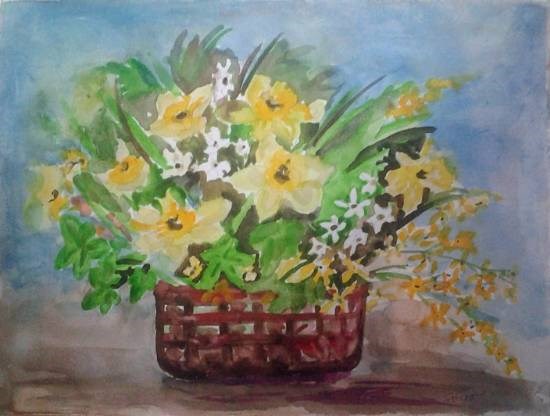 Flowers and Nature - 8, painting by Pratibha Kelkar