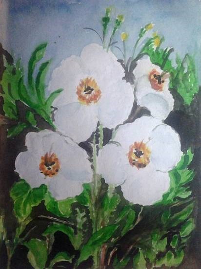 Flowers and Nature - 7, painting by Pratibha Kelkar