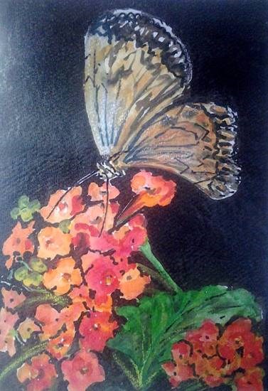 Flowers and Nature - 5, painting by Pratibha Kelkar