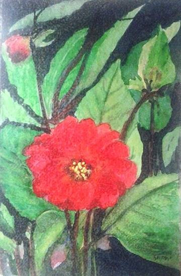 Flowers and Nature - 3, painting by Pratibha Kelkar