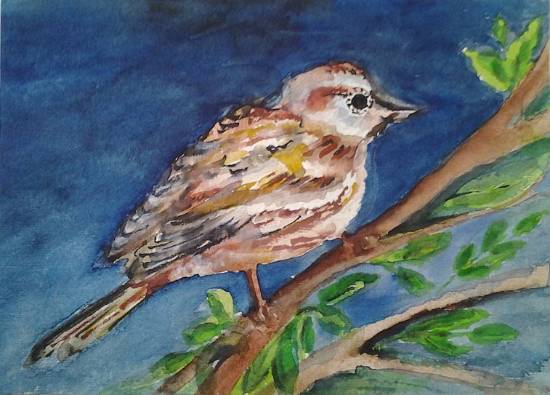 
Birds and Animals - 3, painting by Pratibha Kelkar