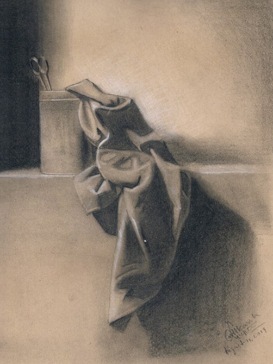 Cloth, painting by Uttkarsh Gupta